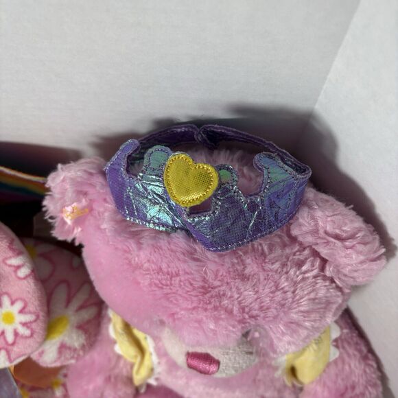 Build A Bear Pink 16" Plush Lot of 2 Bunny Rabbit Daisy & Disney Princess Bear C - Picture 10 of 16